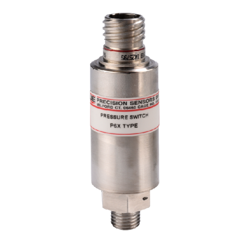 P6X Pressure switch with available settings 1000 to 5000 psig